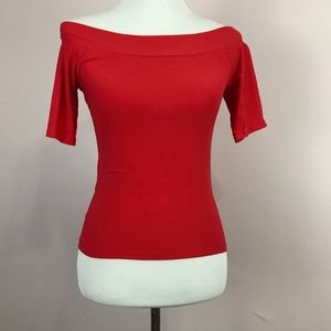 Derek Heart stretch short sleeve top size Med NWT